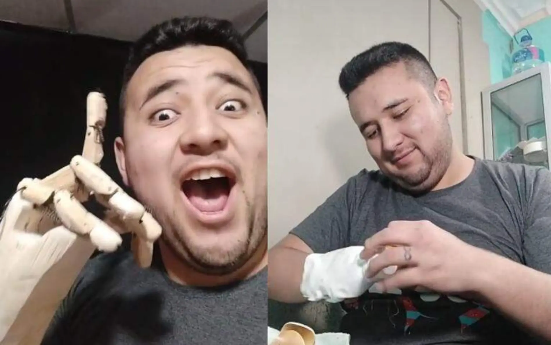 Paco es el joven que ha sorprendido en TikTok presumiendo cómo usa su prótesis de madera, motivando así a los demás a valorar su cuerpo y a aceptarse TikTok @